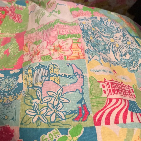 Lilly Pulitzer State of Mind Strapless Dress 00 - Picture 7 of 7